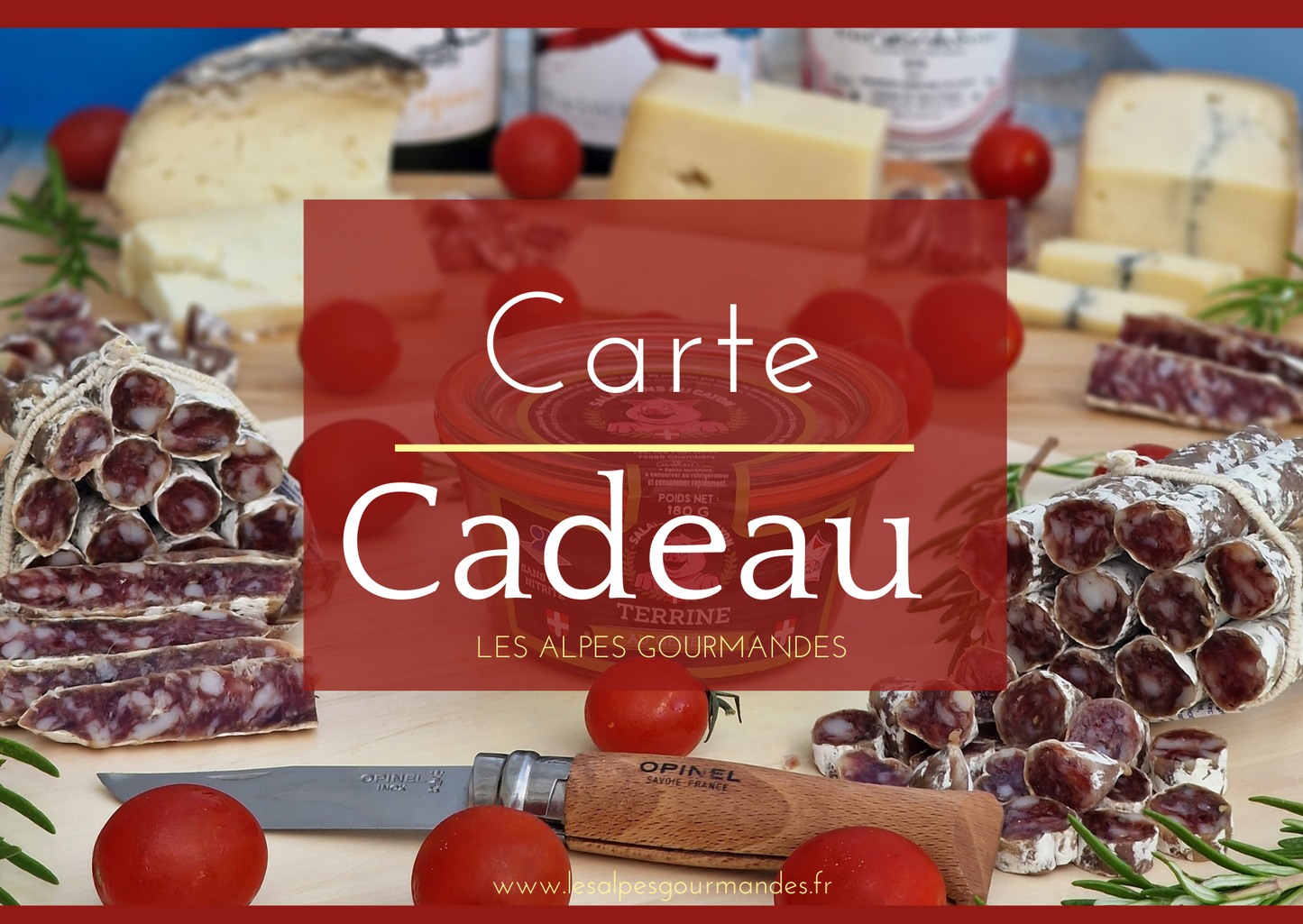 Carte cadeau Les Alpes gourmandes