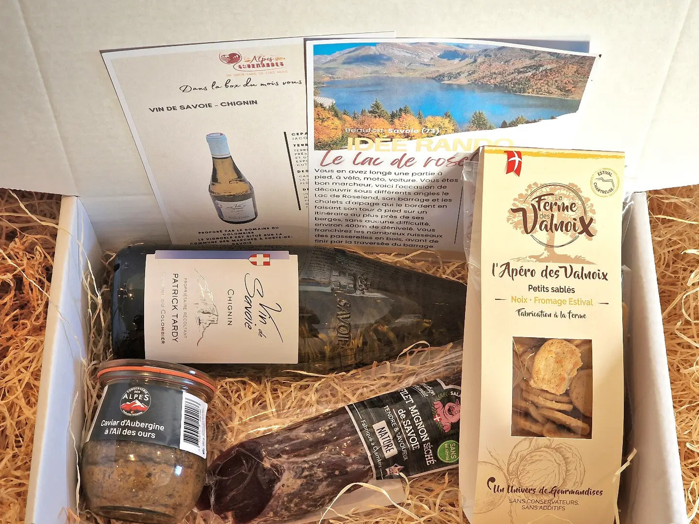 🧀 Box Gourmande des Alpes - 4 Produits Locaux et Artisanaux 🍯